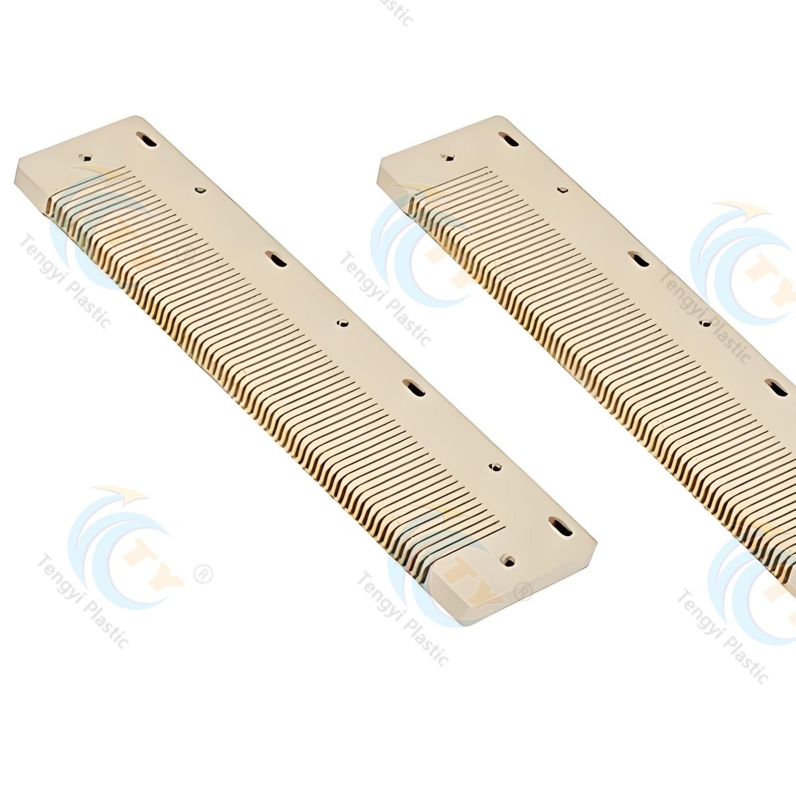 Semiconductor wafer cassette component made from PEEK sheet